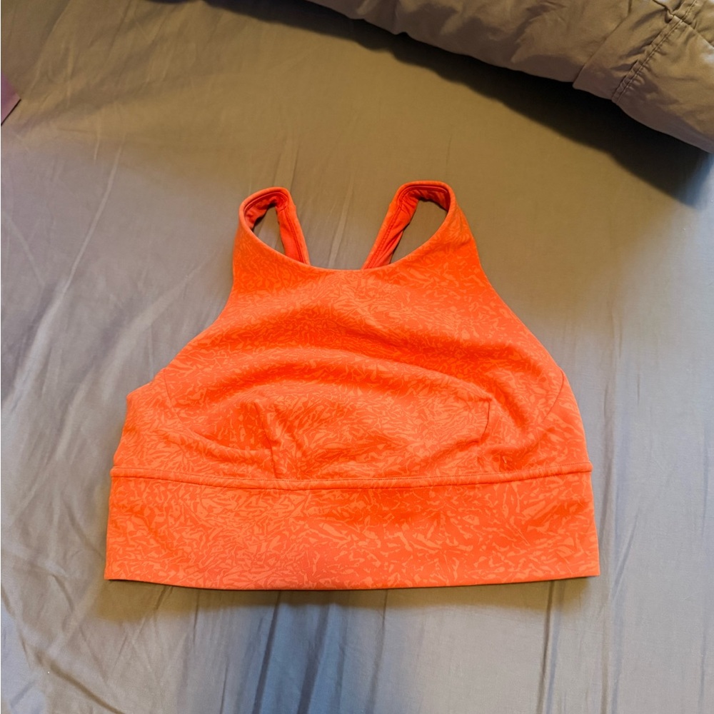 Lululemon Crunch Coral Longline Bra